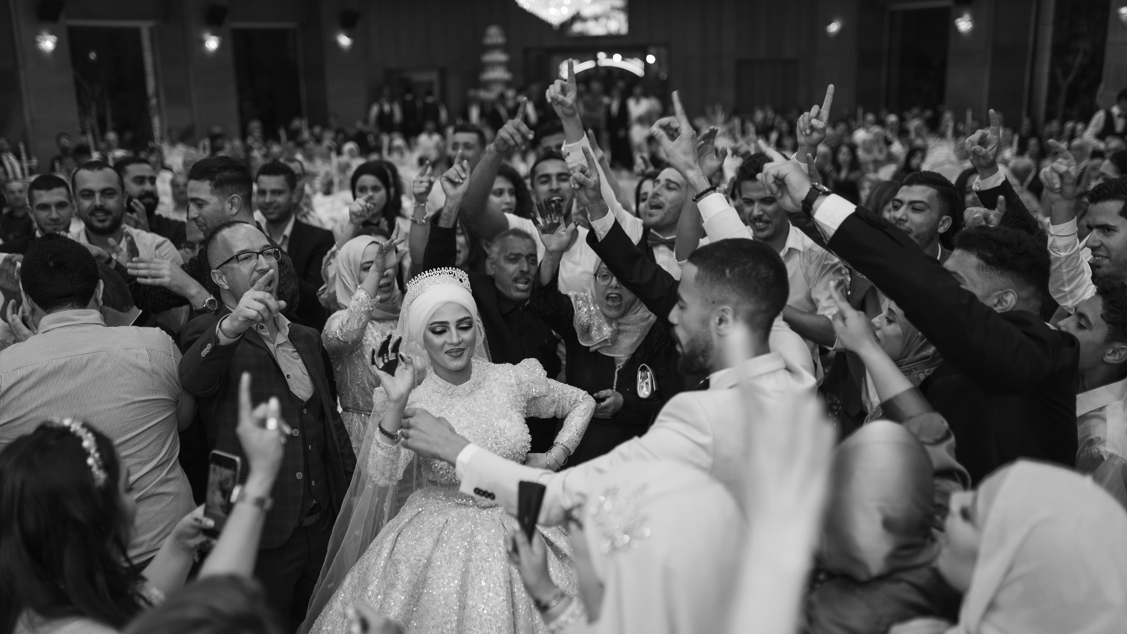 Wedding celebration dance